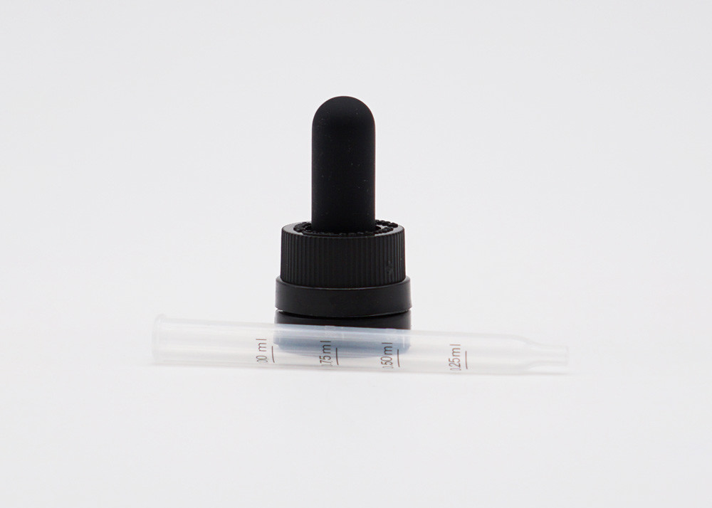 Pipette Essential Oil Glass Dropper Cap 18 / 410 Bottle Screw For Bottles