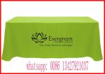 Red Color Elastic Stretch Spandex Tablecloths , Tension Fabric Trade Show