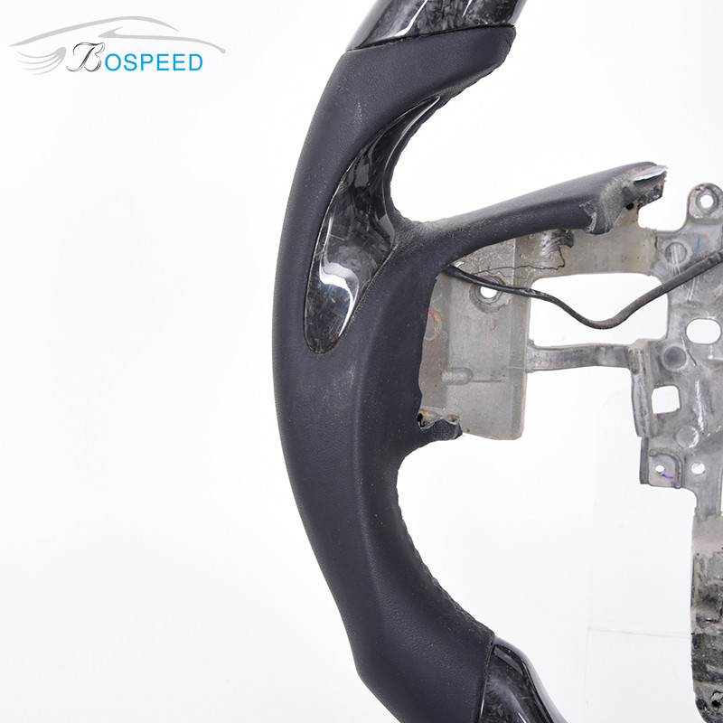 Forged Civic Honda Carbon Fiber Steering Wheel Smooth Leather