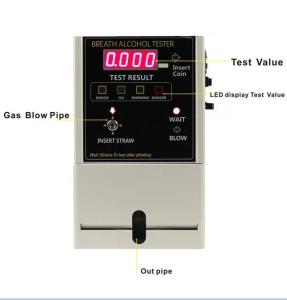 China High Accuracy At319 Coin Operated Breath Alcohol Tester Ce Approved factory