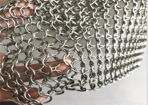 China Length 10m Flexible Architectural Stainless Steel Ring Mesh Anti Cut factory