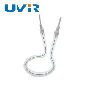 China 90 Degree Transparent Ring Infrared Lamps High Foot Circular Infrared Heating Radiator factory