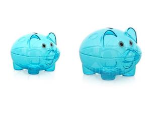 China Leak Proof Children Transparent Money Saving Piggy Bank factory
