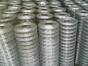 China 1x1 Galvanized Welded Wire Fence Panels With Square Hole For Breeding Industry factory