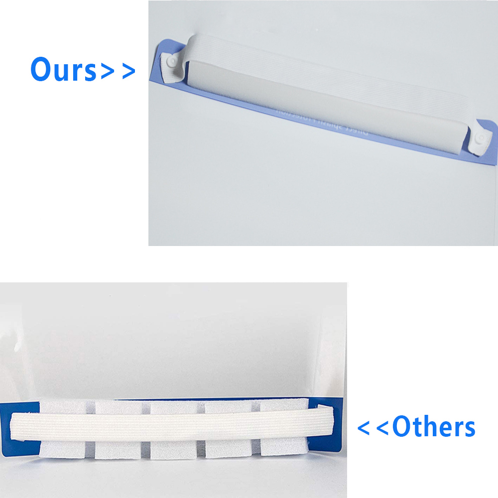 Latex Free Clear Plastic Face Shield Elastic Band Wearing Environmentale Friendly