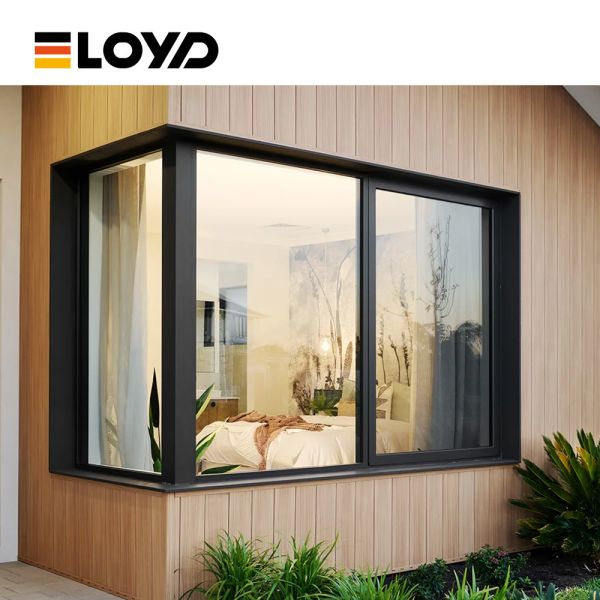 China Double-Glazed Aluminum Casement Window with Enhanced Security factory