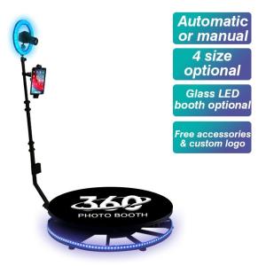 China Dia 80cm Automatic 360 Photo Booth Slow Motion Degree Rotating factory