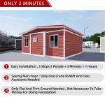 20 40 ft Luxury Folding Living Container House Expandable Cabin Foldable Prefab