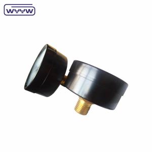 China air black steel back connection 1 1/2&quot; pressure gauge factory