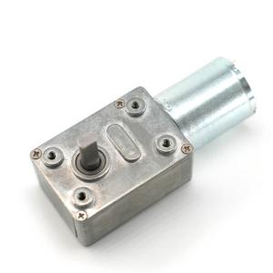 China JGY370 12V DC Motor High Torque Worm Gearbox With Worm Gear factory