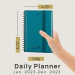 Custom Pocket Size Weekly Monthly Planner FSC Certificate Vegan Leather