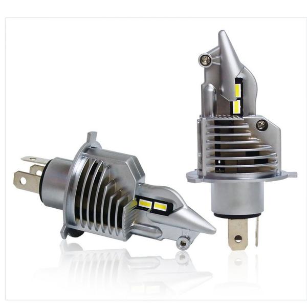 Mini Fighter H4 Led Headlight For Car Fan Cooling 40W Auto Lighting System 9V