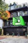 Modular Prefabricated Shipping Container Houses With Ladder Roof 20 Feet Folding