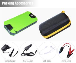 China 20400 MAh 600A Peak Current Power Booster Jump Starter / 12 Volt Battery Jump Starter factory