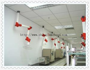 China Commercial Furniture Laboratory Fittings Gas Fume Extractor Arm Hood factory