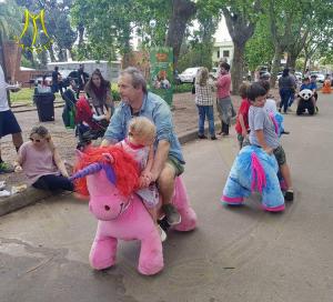 China Hansel amusement park game machine kiddy rides walking animal toy rides factory