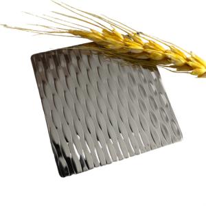 China Stamping Checkered Embossed Stainless Steel Sheet AISI ASTM Standard factory