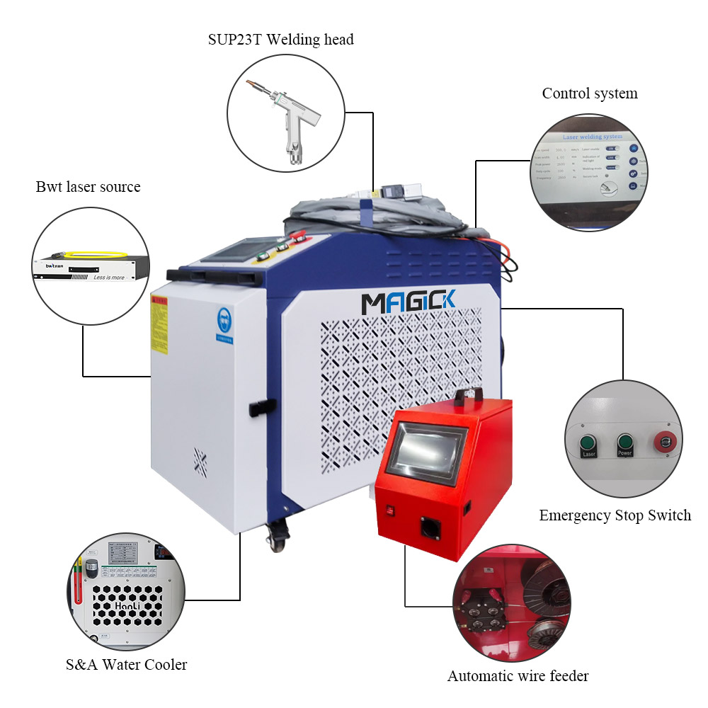 JTP MAX RAYCUS 2024 best selling Laser Welder for Metal portable vertical Aluminum laser welding machine 1000w 3000w 200