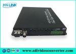 4 HD-SDI digital video converter Standalone single fiber single mode fiber