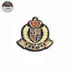 Noble Royal Sequin Uniform Shirt Patches Popular British Style Custom Logo