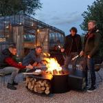 Multi Functional Outdoor Fireplaces Smokeless Fire Pit Table For Garden