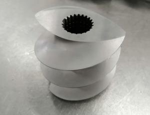 China JSW Steel Works Extruder Screw Segments for PPE Products in Petrochemical Industry factory
