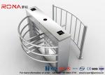 Semi Automatic Waist Height Turnstiles Entrance IC/ID Card Access Control AC220V