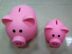 Kids Gift Novelty Money Saving Box Pink Pig Coin Bank For Decorations /