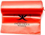 Heavy Duty 10 Gallon Professional Grade Roll Of 100 Biohazard Waste Disposal
