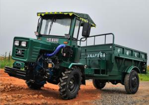 China Customized Size Mini Off Road Dump Truck Full Hydraulic / Articulated Body Equal wheel tractor factory