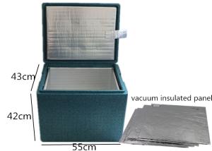China Vacuum Insulation Panel Leak Proof 15mm Medical Cool Box EPP Material factory