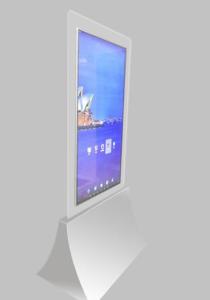 China Subway Double Sides Advertising Kiosks Displays 500 Nits All Steel Structure factory