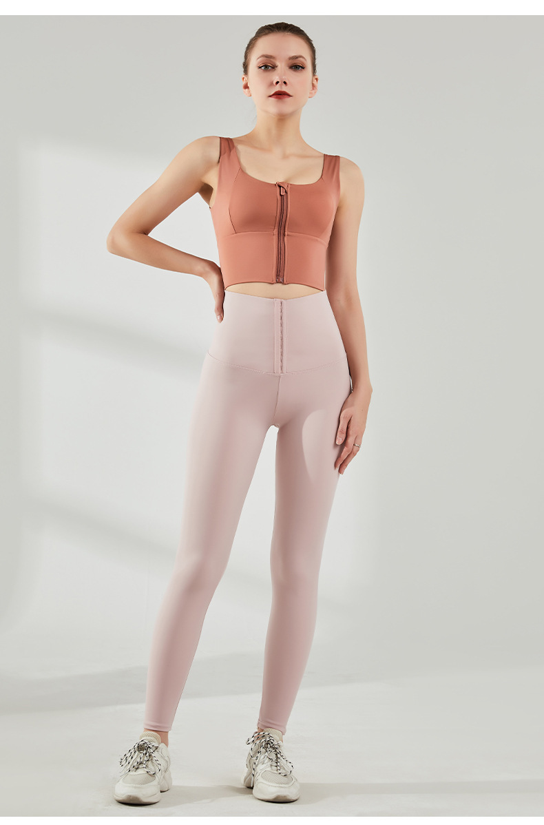 Adjustable Hook 100pcs High Waisted Seamless Workout Leggings ZHIHUI No See Through