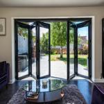 Double Tempered Aluminium Sliding Patio Doors Waterproof Window Glass