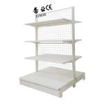 shelves system gondola supermarket equipment steel single side rack for