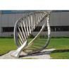 Buy cheap Large Contemporary Art Outdoor Metal Sculpture , Leaf Metal Garden Sculptures from wholesalers