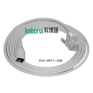 China Spacelabs 6p6c blood pressure cable to Abbott transducer IBP adapter cable factory