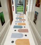 Special Style Crystal Velvet Custom Commercial Floor Mat For Entrance Corridor