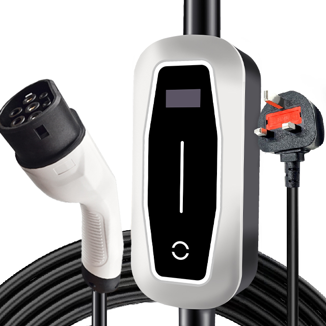 GBT 3.5KW 7KW Type 2 EV Portable Charger Adjustable Current 16A 32A 40A CE ROHS Certified Output Current 8A/10A/13A/16A/32A