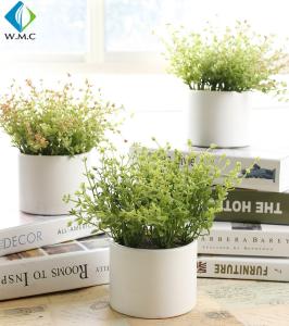 China Living Room Artificial Green Plants 20cm Height Customized Design factory