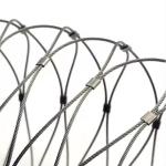 20mm 25mm 30mm 35mm Flexible Stainless Steel Wire Rope Mesh Zoo Aviary Netting