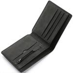 Customize Design Slim Coin Purse Fashion Style Short ID Credit Card Holder PU