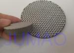 Monel / Stainless Steel Sintered Filter Disc With Diameter 6 mm - 3000 mm