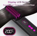 Electric Plastic Home Salon Promotion Hair Straightener Comb USB Rechargeable