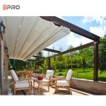 European Style Retractable Pergola Awning Modern Aluminum