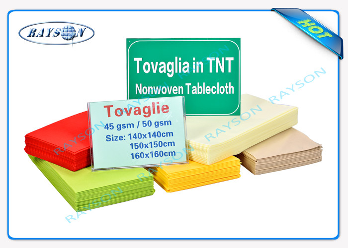 TNT Non Woven Waterproof Tablecloth Disposable For Napkin