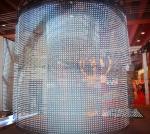 Multiple Installation Full Color LED Mesh Screen Flexible Transparent Waterproof