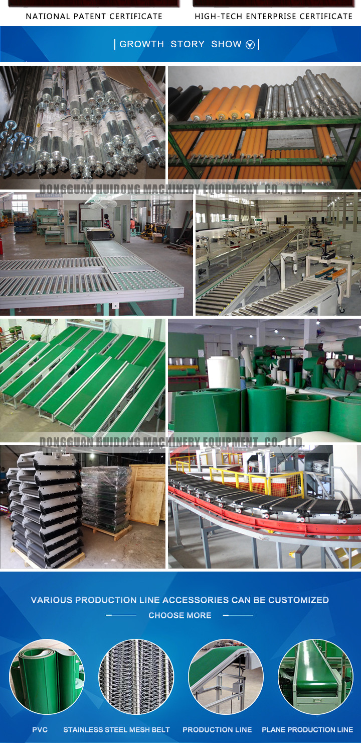 AC / DC Drum Motor Electric Conveyor Rollers With Silver / Grey Color