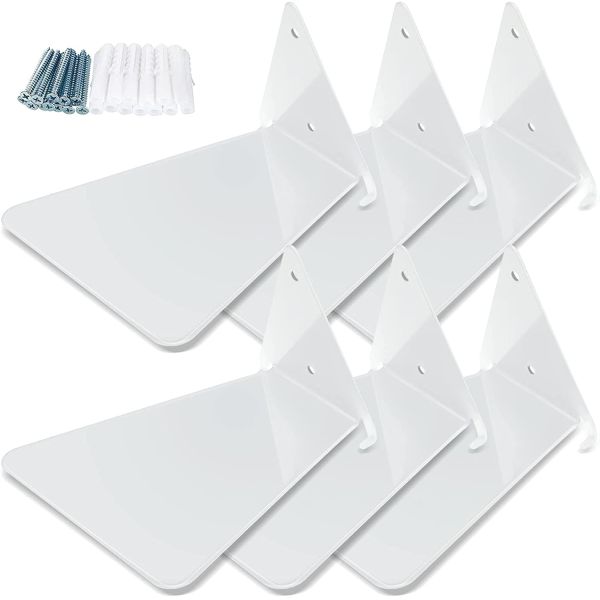 Office Desk Table Organizer Invisible Book Display Shelf for Floating Wall Home Decor