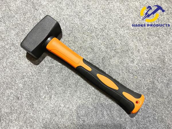 Forged Steel Materials German Type Stoning Hammer With Black Powder Coated